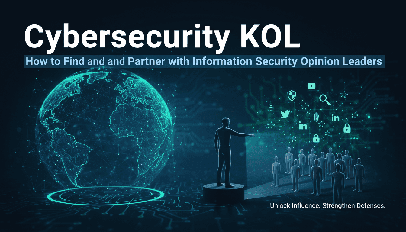 Cybersecurity KOL: How to Find and Partner with Information Security Opinion Leaders