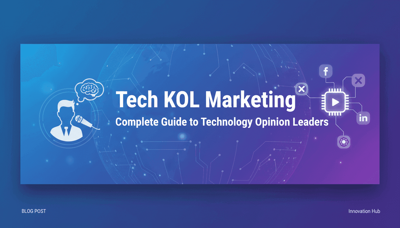 Tech KOL Marketing: Complete Guide to Technology Opinion Leaders