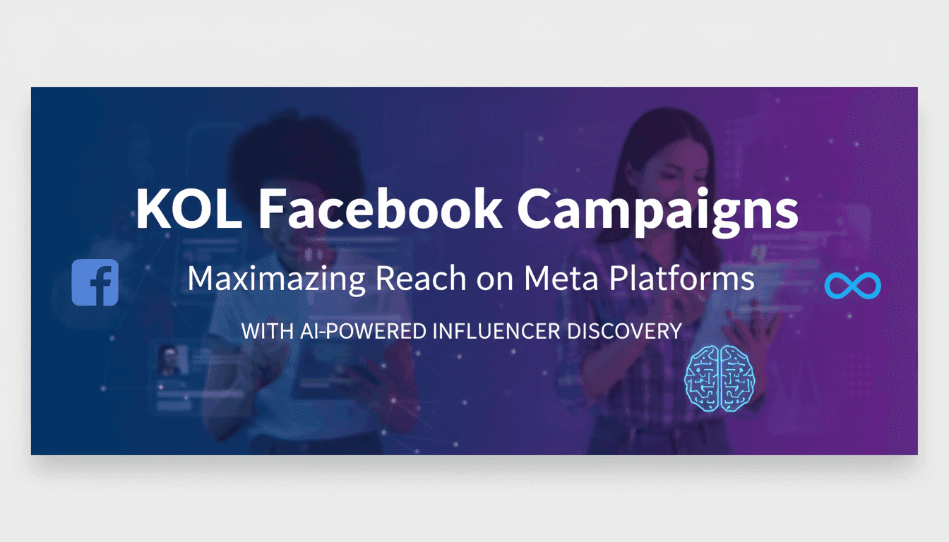 KOL Facebook Campaigns: Maximizing Reach on Meta Platforms with AI-Powered Influencer Discovery