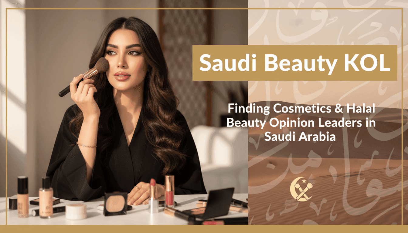 Saudi Beauty KOL: Finding Cosmetics & Halal Beauty Opinion Leaders in Saudi Arabia