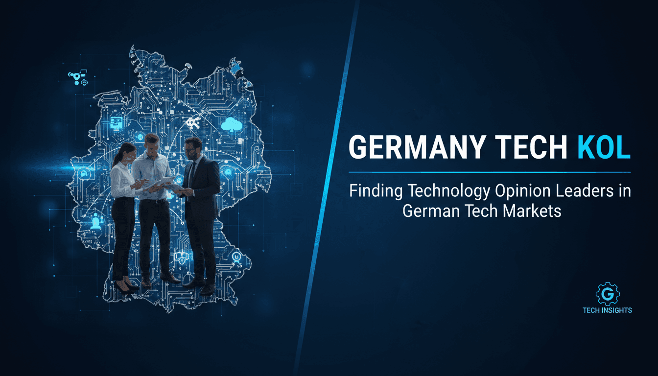 Germany Tech KOL: Finding Technology Opinion Leaders in German Tech Markets