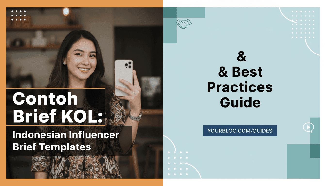 Contoh Brief KOL: Indonesian Influencer Brief Templates & Best Practices Guide