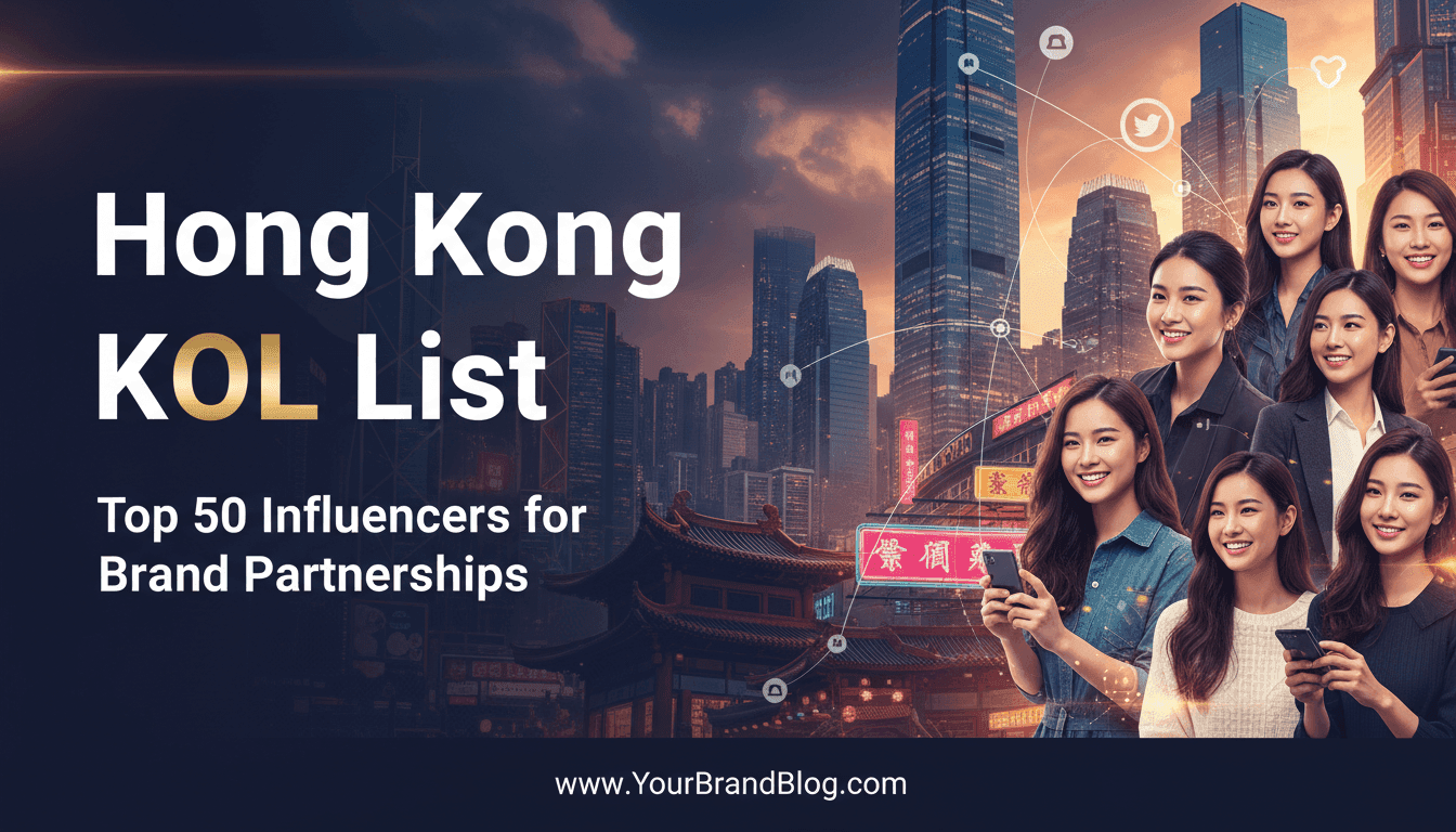 Hong Kong KOL List: Top 50 Influencers for Brand Partnerships