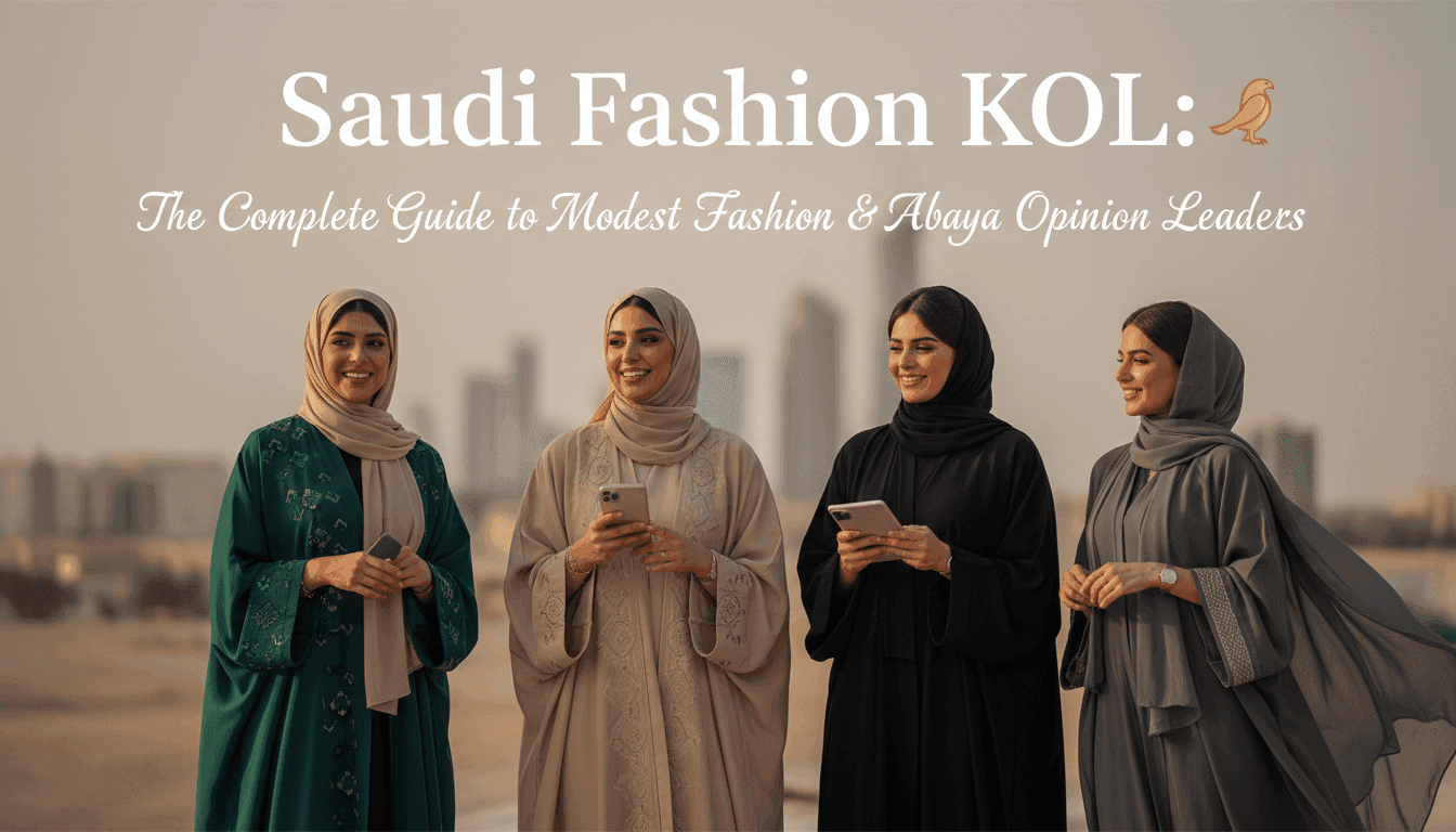 Saudi Fashion KOL: The Complete Guide to Modest Fashion & Abaya Opinion Leaders