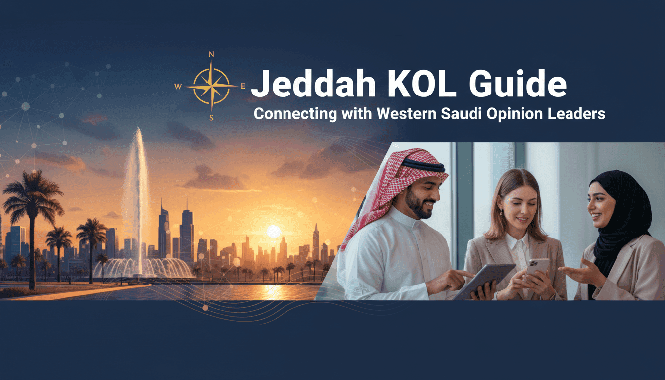 Jeddah KOL Guide: Connecting with Western Saudi Opinion Leaders