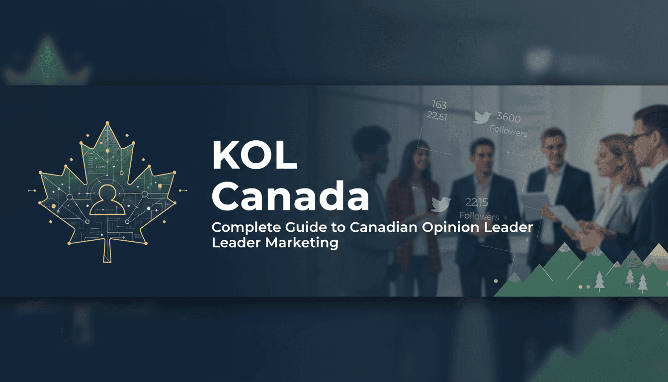 KOL Canada: Complete Guide to Canadian Opinion Leader Marketing