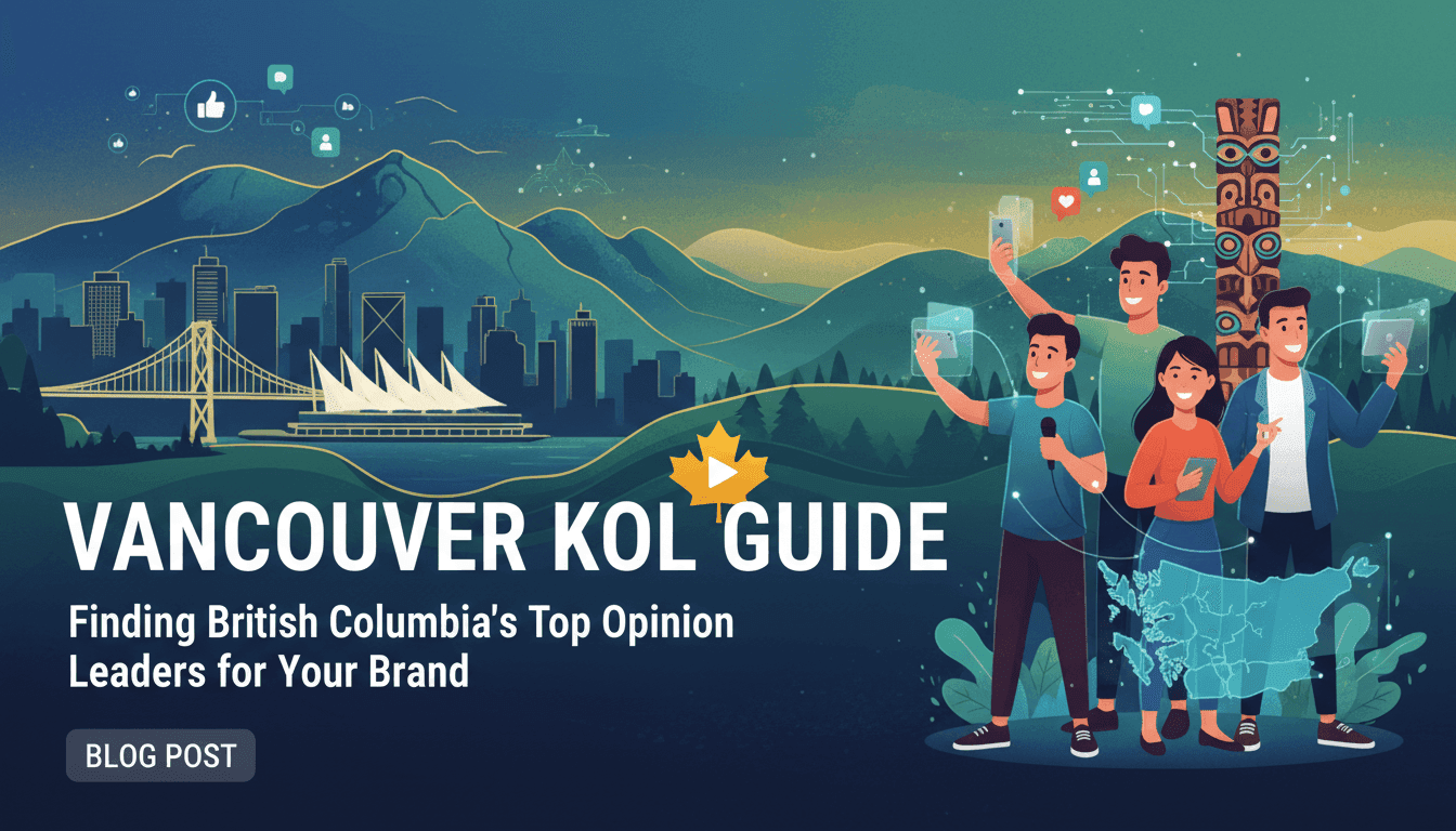 Vancouver KOL Guide: Finding British Columbia's Top Opinion Leaders for Your Brand
