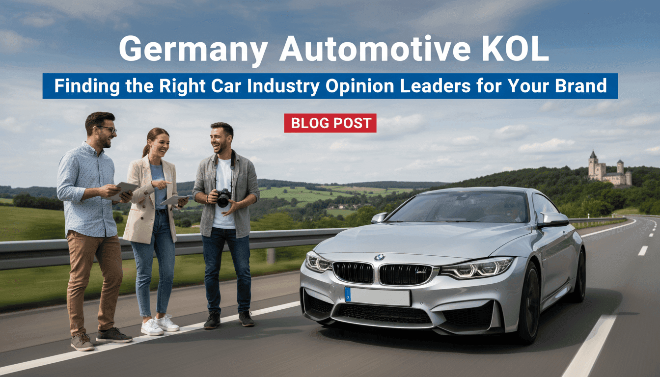 Germany Automotive KOL: Finding the Right Car Industry Opinion Leaders for Your Brand