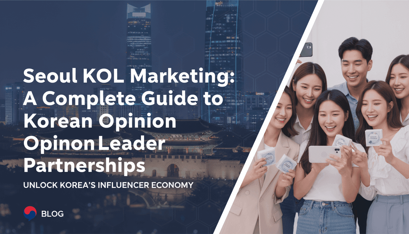 Seoul KOL Marketing: A Complete Guide to Korean Opinion Leader Partnerships