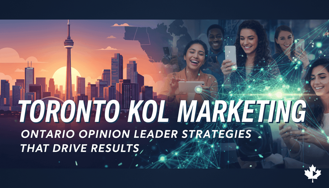 Toronto KOL Marketing: Ontario Opinion Leader Strategies That Drive Results