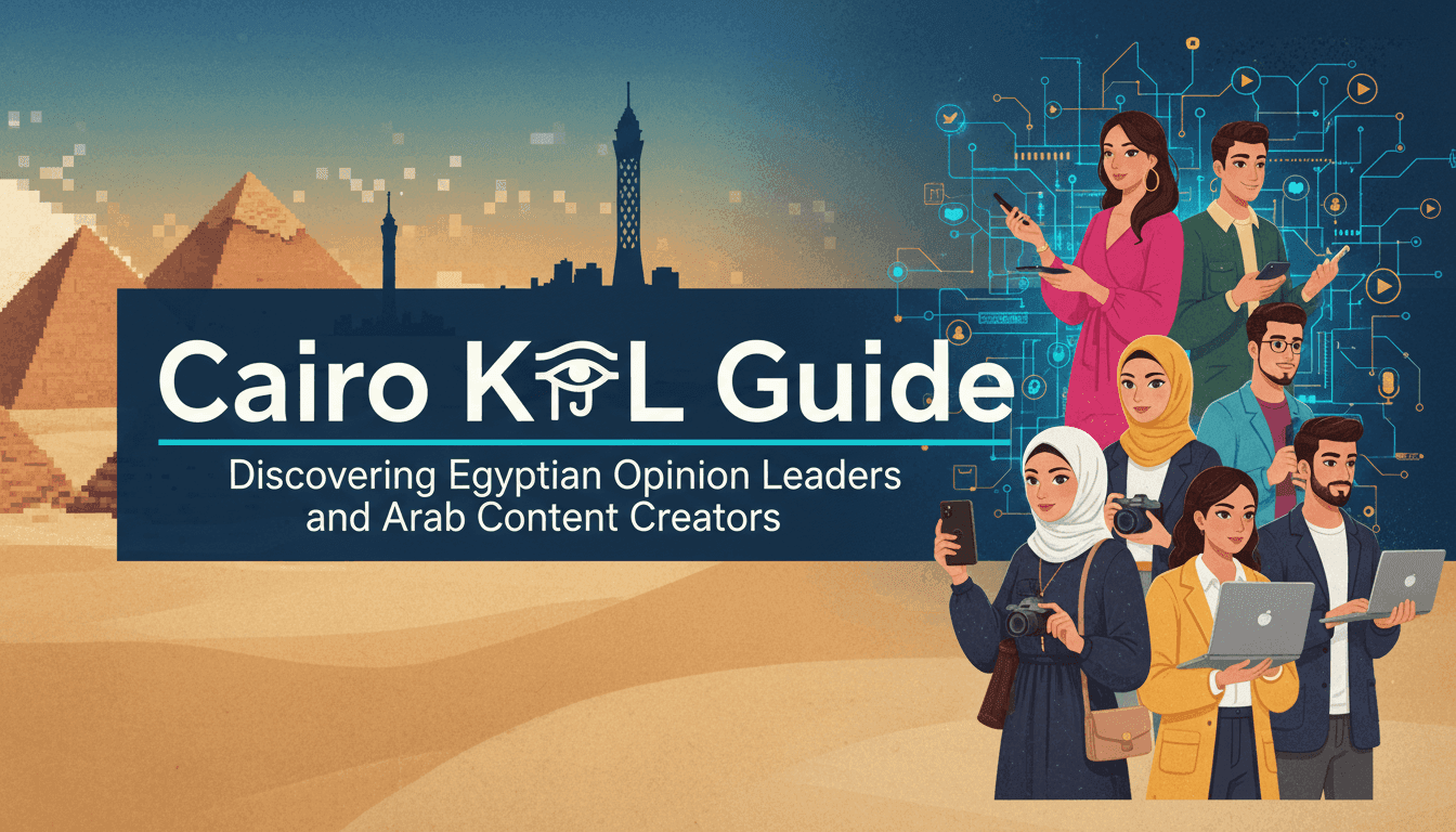 Cairo KOL Guide: Discovering Egyptian Opinion Leaders and Arab Content Creators