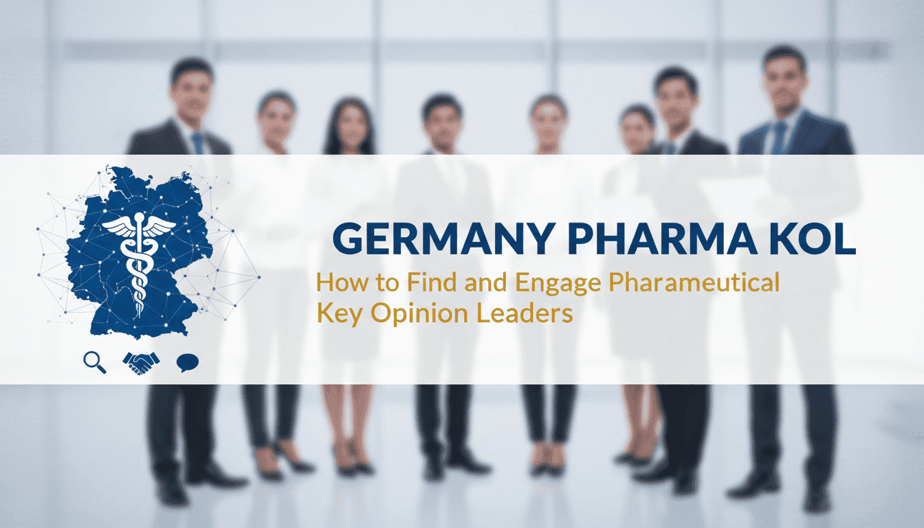 Germany Pharma KOL: How to Find and Engage Pharmaceutical Key Opinion Leaders