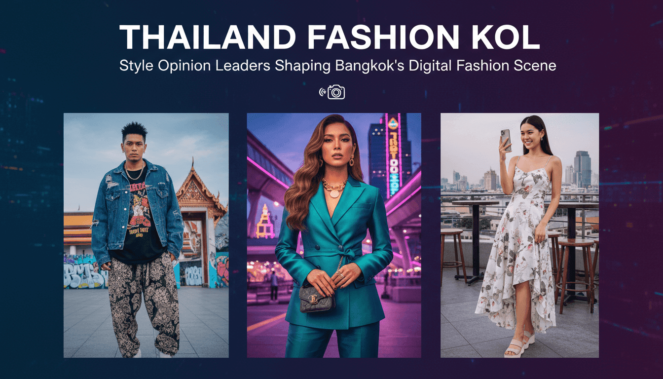 Thailand Fashion KOL: Style Opinion Leaders Shaping Bangkok's Digital Fashion Scene